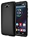 Diztronic Droid Turbo Case, Full Matte TPU Case for Motorola Droid Turbo (Fits Metallic Kevlar Version Only) - Matte Black - (DTB-FM-BLK)