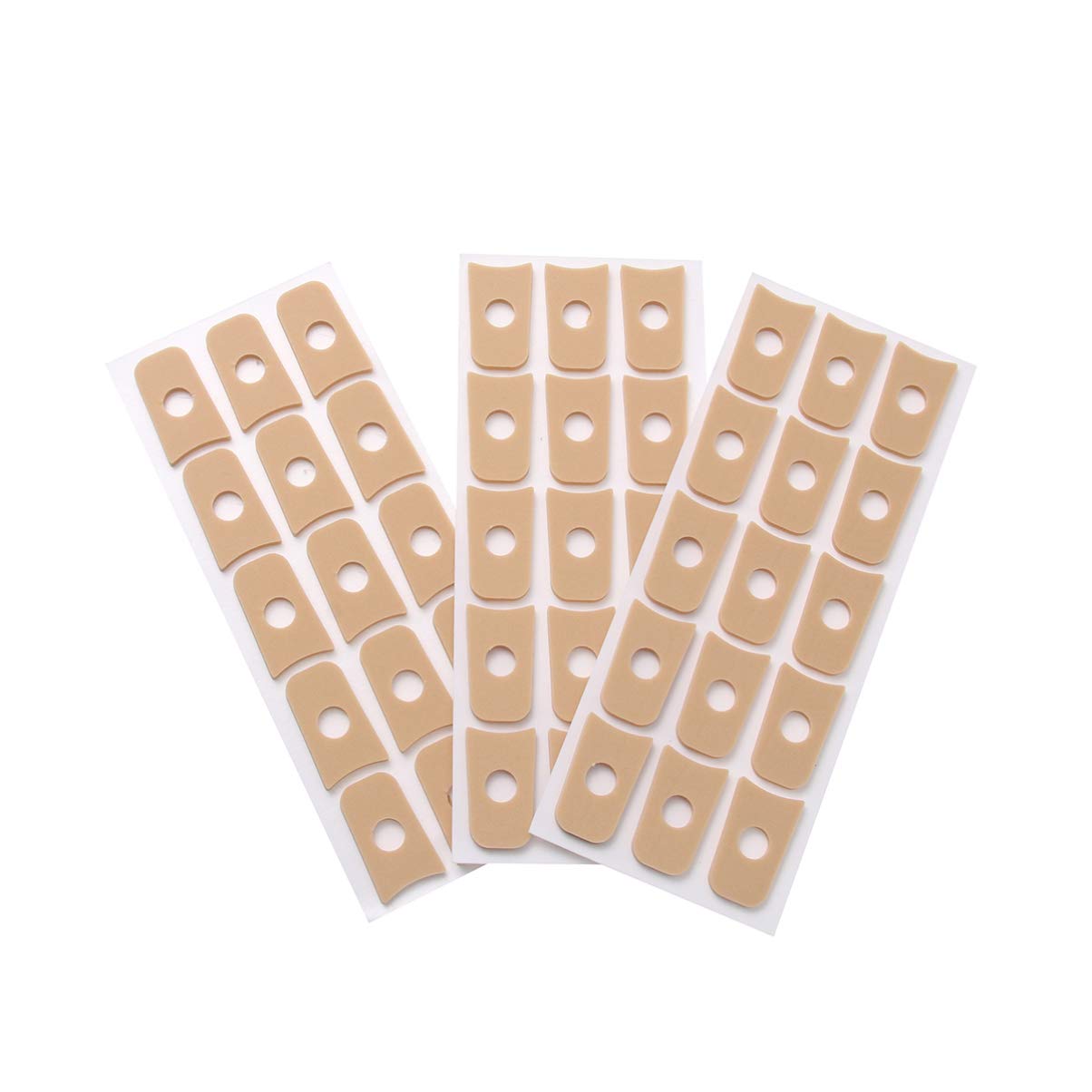 Heallily 45Pcs Felt Callus Pads Callus Cushions Toe Pads Self Adhesive Soft Foam Corn Pads Waterproof Toe and Foot Protectors : Beauty