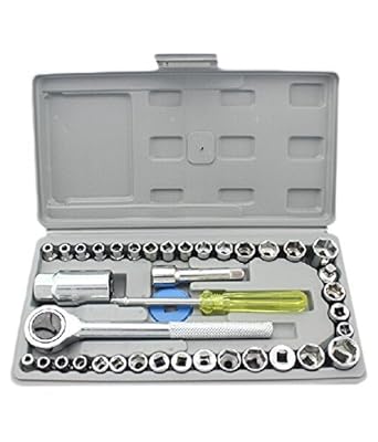 Aiwa 40 In 1 Pcs Wrench Tool Kit & Screwdriver And Socket Set