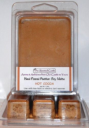 2 Pack Scented Soy Wax Melts - Hot Cocoa by The Scented Castle