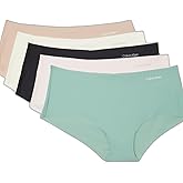 Calvin Klein womens Invisibles Seamless Hipster Panties, Multipack