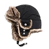 Z.D Boys Winter Hats Big Kids Nylon Russian/Aviator Winter Earflap Cap