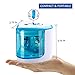 Electric Pencil Sharpener,Heavy Duty Blades Durable and Portable Pencil Sharpener with Automatic Sharpens All Pencils for School Kids Children,Blue Pencil Sharpener Electric