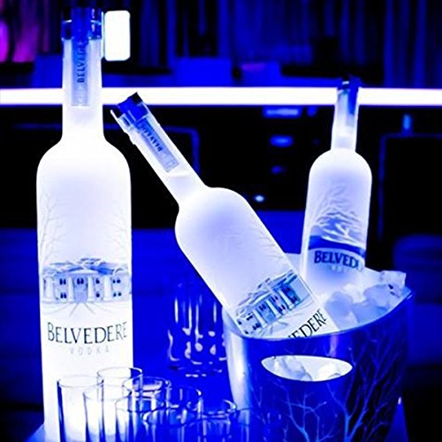 LED Mini Bottle Glower & Glorifier for Vip Champagne Bottle Service 12 Pack