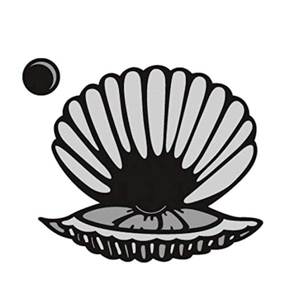 Marianne Design Craftables Scallop Die, Metal, Grey, 14 x 8.3 x 0.2 cm