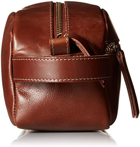 Timberland Men's Nevada Leather Travel Kit, Cognac 3 Timberland Men's Nevada Leather Travel Kit, Cognac