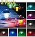 （2 Pack）ECBUY Outdoor Solar Waterproof Color Changing LED Floating Lights Ball Pond Path Landscape Lamp Ball for Swimming Pool Garden and Party Decor Outdoor Landscape Lights Charges Colorful