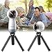 EEEKit 4 in 1 Bluetooth Romote Mounting Kit for Samsung Gear 360 Camera 2017/2016, Bluetooth Remote Shutter, Mini Tripod Stand, Extend Selfie Stick Monopod, Adhesive Quick Release Flat/Curved Mount