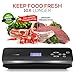 NutriChef Upgraded Vacuum Sealer | Automatic Vacuum Air Sealing System For Food Preservation w/ Starter Kit | Compact Design | Lab Tested | Dry & Moist Food Mode, Built-in Bag Cutter, 2020 Model