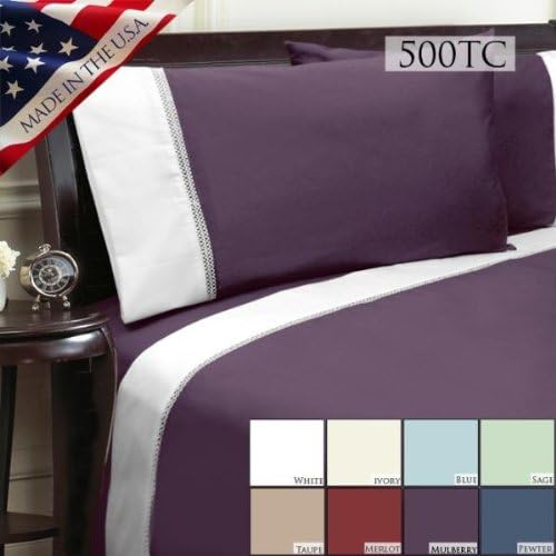 DUET 500TC 736425542800 DUET 500TC SHEET SET - TAUPE