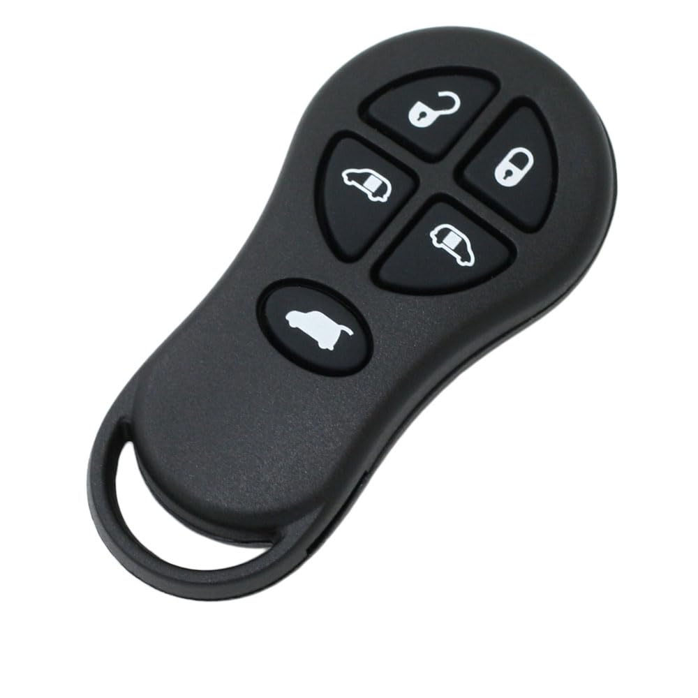 BROVACS Replacement Key Shell Compatible with CHRYSLER DODGE 5 Button Keyless Entry Remote Key Case Fob PG754B