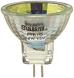Bulbrite FTD/O 20-Watt 12-Volt Halogen MR11 Bi-Pin, Orange