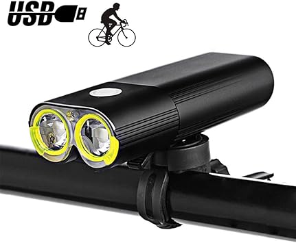 Amazon Co Jp 自転車ライトセット Led自転車アンチグレア防水ライトセーフティライトリモートコントロールスイッチ5000 Mah Usb充電式フィットすべての自転車 道路 山 スポーツ アウトドア