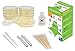 EZ BioResearch Bacteria Science Kit (I) (Gift Pack): Pre-Poured LB Agar Plates and Cotton Swabs, E-Book for Science Fair Project with Award Winning Experiments (I Gift Pack)