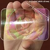 25 ID Cards Security Hologram Overlay Stickers with Micro Secure Technology SHID-11 