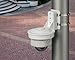 Arlington 8161PM Weatherproof Pole Mounting Box with base plate, White, 1-Pack