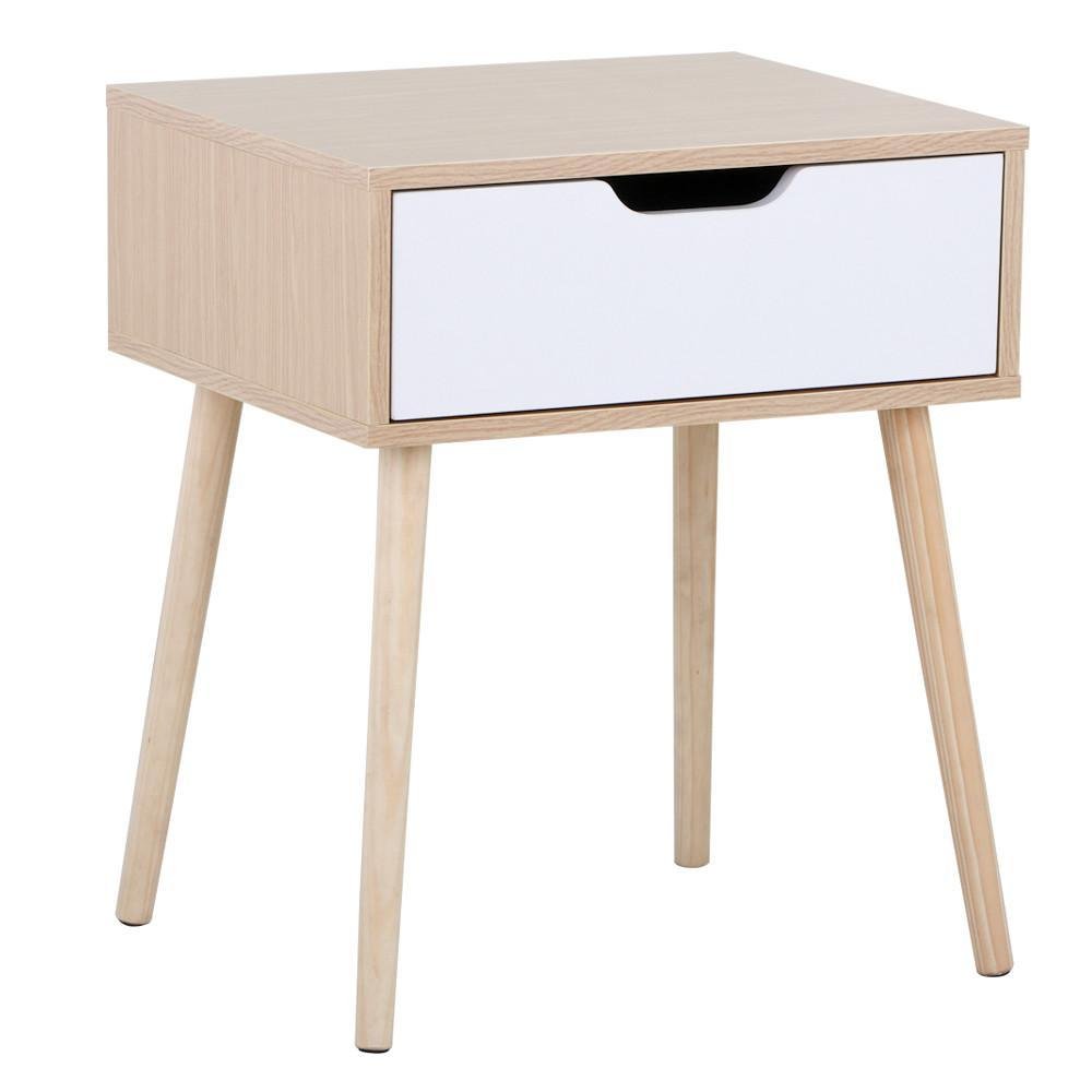 Best Topeakmart Wood Chair Side End Table