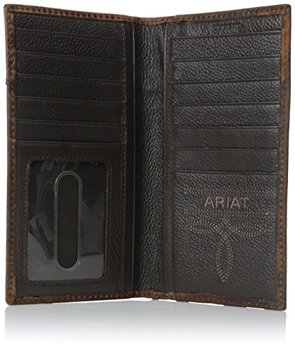 Ariat Ariat Shield Boot Stitch Rodeo Wallet Wallet Brown One Size
