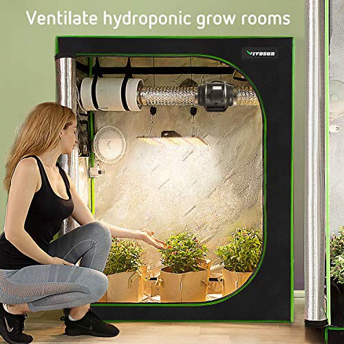 VIVOSUN 6 Inch Inline Duct Fan with Temperature Controller Ventilation