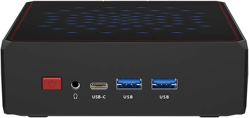 Mini PC 8GB RAM, 128GB SSD, Intel Core i5-8250U (6M Cache, up to 3.4Ghz) UHD Graphics 620, Dual HDMI Outputs - 4K, 2.4G+5.8G WiFi/ 1000M LAN/ 4*USB 3.0/ Auto Power On, Support Ubuntu 18.04