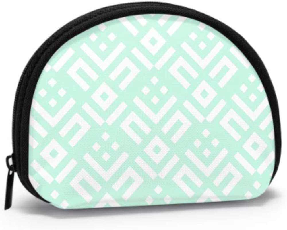 Pocket Coin Purse Geometrical Diamond Mini Coin Pouch Mens