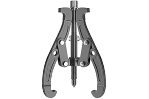 1 PCS Jaw Inner Bearing Puller, Pilot Bearing Gear Puller for Auto with Reversible Jaws, Heavy Duty Gear Extractor Tool for A