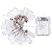 DecorNova 30-LED Battery Operated Glass Jar Fairy String Lights for Bedroom Wedding,Warm White,7.8 Feet