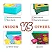 INSOON Button Art Toddler Toys Preschool Learning Color Matching Mosaic Games for 3 4 5 Years Old Boys and Girls Baby Development Peg Toy for Kids
