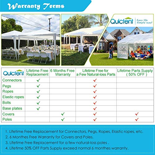 5 Quictent+6+6x6+6x6+6+Outdoor+Hexagonal+Sidewalls