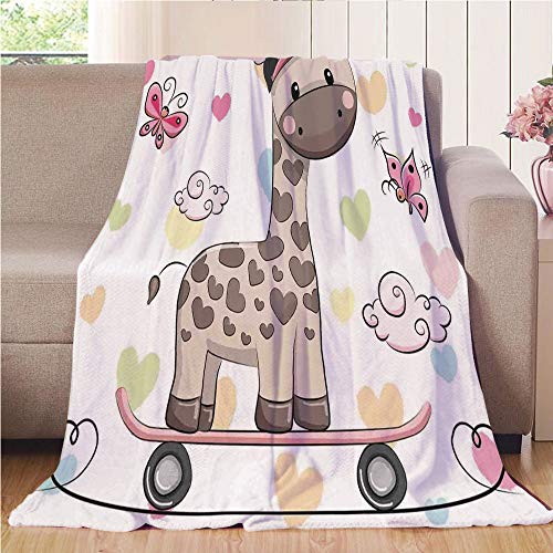 Blanket Comfort Warmth Soft Cozy Air Conditioning Fleece Bla