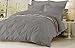 Kotton Culture 600 Thread Count Pinch Pleated Duvet Cover Only 100% Egyptian Cotton Breathable All Season Comforter Cover with Zipper Closure & Corner Ties Sateen Weave (Silver, King)