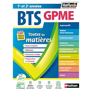 Toutes les matières – BTS GPME – Réflexe – 2024