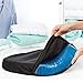 NEWTECHPLUS Egg Gel Sitter Foam Seat Cushion Non-Slip Perfect for Office Chair, Car, Wheelchair Cover Sitter Soft Pad Pain Relief Back & Sciatica & Coccyx with Washable Cover