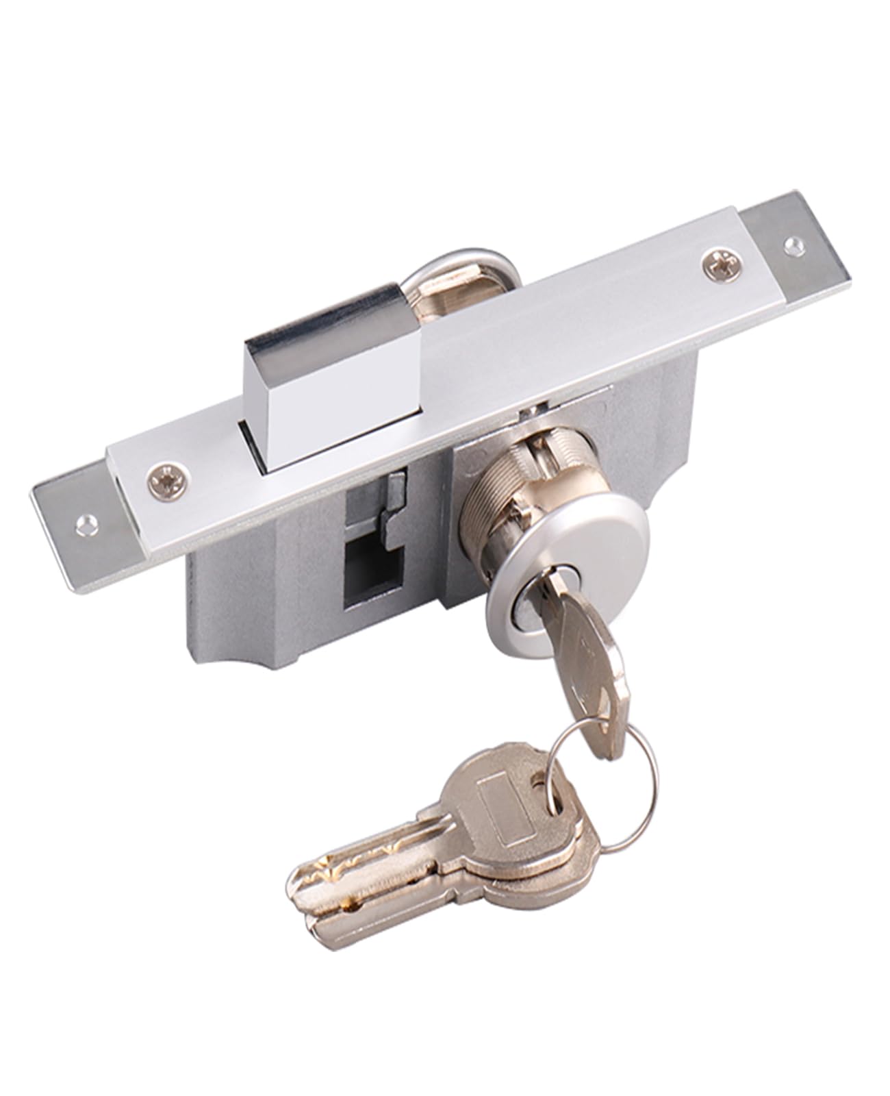 XIUXLI Mortise Locks Door Locks,Left/Right Tubular Frame Lock Door Lock with 3 Key for Internal and External Doors, Door Latch Mechanism and Key Locking Door Security Deadlock
