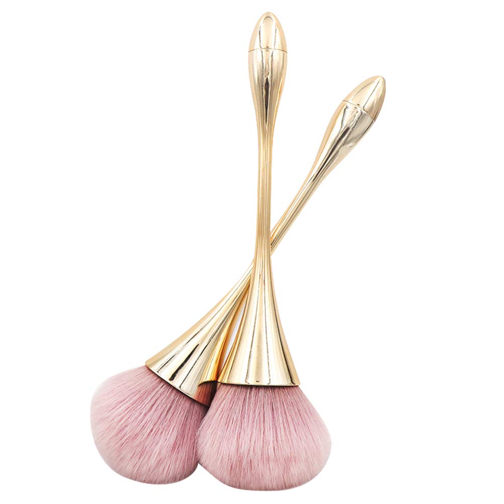 Bizzico Nail Dust Brush - Professional Nail Tool for Cleaning Nail Art Powder, Manicure Essentials & Beauty Kit