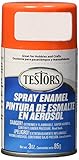 Testors TENAMEL-1628 Aerosol Enamel Paint 3oz-Orange