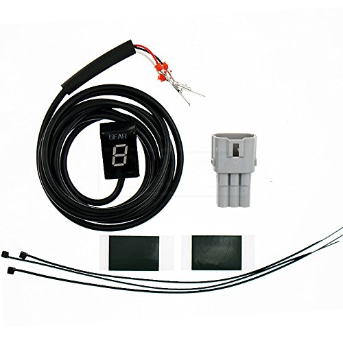 GFYSHIP Motorcycle LCD Electronics 16 Level Gear Indicator Digital
