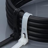 Oksdown 100 Pack Reusable Cable Ties Black 500mm 7.6mm Heavy Duty Nylon view 4