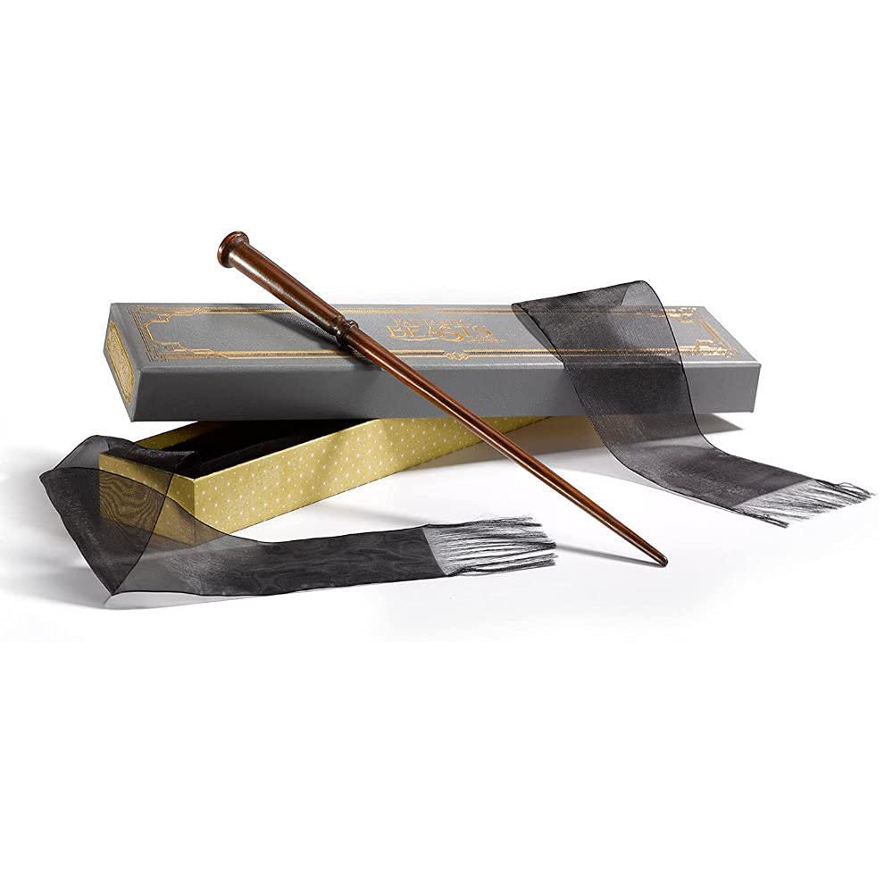 The Noble Collection Fantastic Beasts Porpentina Goldstein's Wand in Collector’s Box - 13.5in (34.5cm) Wizarding World Wand - Officially Licensed Film Set Movie Props Wands Gifts