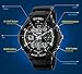 FANMIS Mens Luxury Digital Watches Multifunctional Stopwatch Countdown Alarm Backlight Water resistant Watch (yellow)