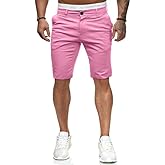 HUNGSON Men's Casual Shorts Lightweight Golf Shorts with 4 Pockets Stretch Quick Dry Comfy Work Shorts