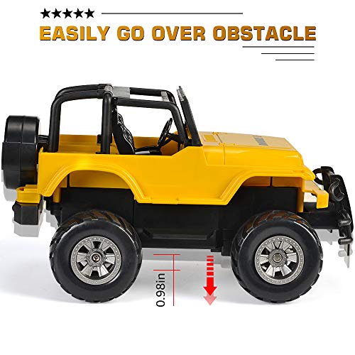 RC Truck 1/20 Remote Control Car Convertible Buggy 2.4Ghz with Head Lights Tail Lights Rechareable Battery for Boys Girls Kids 3 4 5 6 7 8 9 10 Years Old