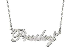 HUAN XUN Custom Personalized Name Necklace for Women 18K Gold Plated Stainless Steel Initial Pendant Jewelry Gift for Mother 