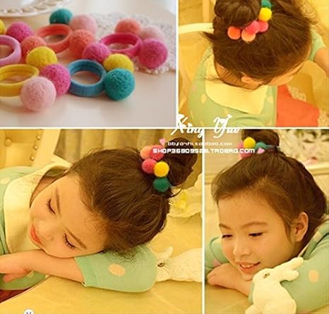 Children Korean Girls Hair Rope Hair Jewelry Super Cute And