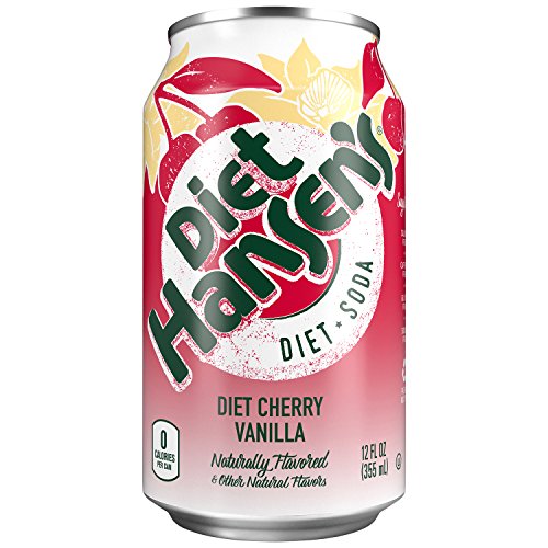 Hansen's Diet Cherry Vanilla Soda Soft Drink, 12 fl oz, 24 Pack Pricepulse