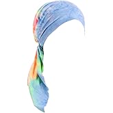 ORKSEA Chemo Headwear for Women Pre-Tied Head Scarf Headwraps Soft Turbans Cancer Hats Chemo Beanie Coverings Scarves