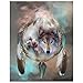 Whitelotous Wolf Totem 5D Diamond DIY Embroidery Painting Home Decor 12x14