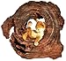 Top Collection Enchanted Story Garden Kitten Napping in Tree Trunk Outdoor Decor