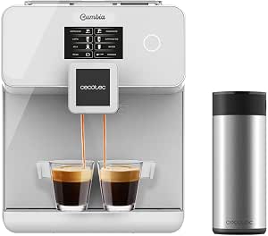 Cecotec Cafetera Automática Power Matic-ccino 8000 Touch Serie Bianca.  Depósito de leche, Pantalla Táctil, Prepara Cappuccino, Café  Personalizable, Tecnología ForceAroma de 19 bares de presión : Amazon.es:  Hogar y cocina