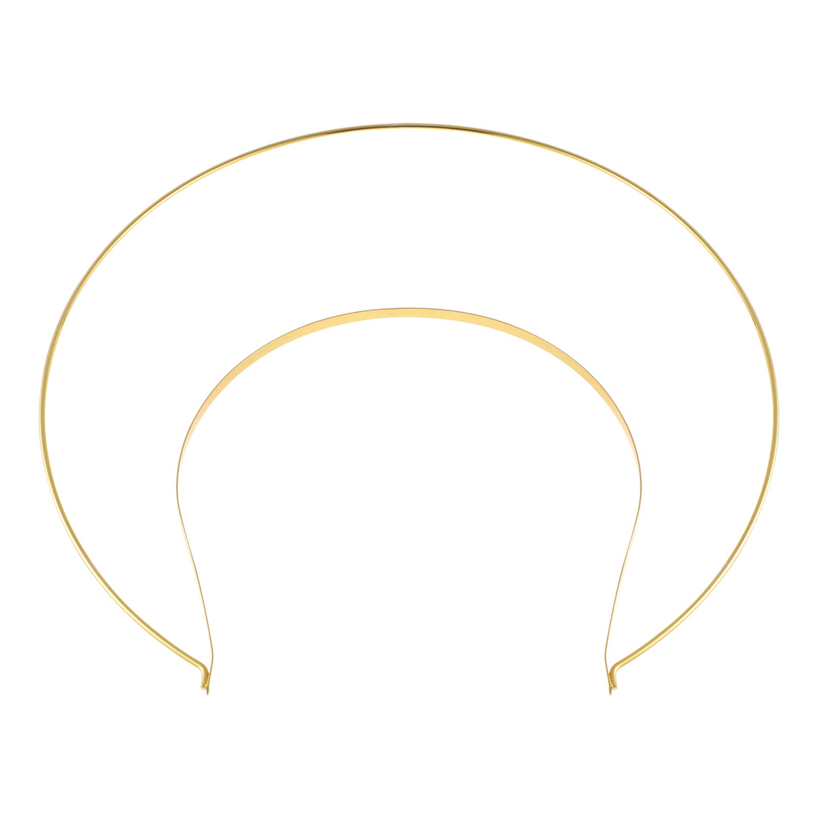 FRCOLOR Angel Halo Headband Wedding Bridal Headband Tiara Crown Double Ring Hair Hoop Bride Headdress For Wedding Banquet (1PCS)